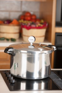 Pressure canning on a stovetop